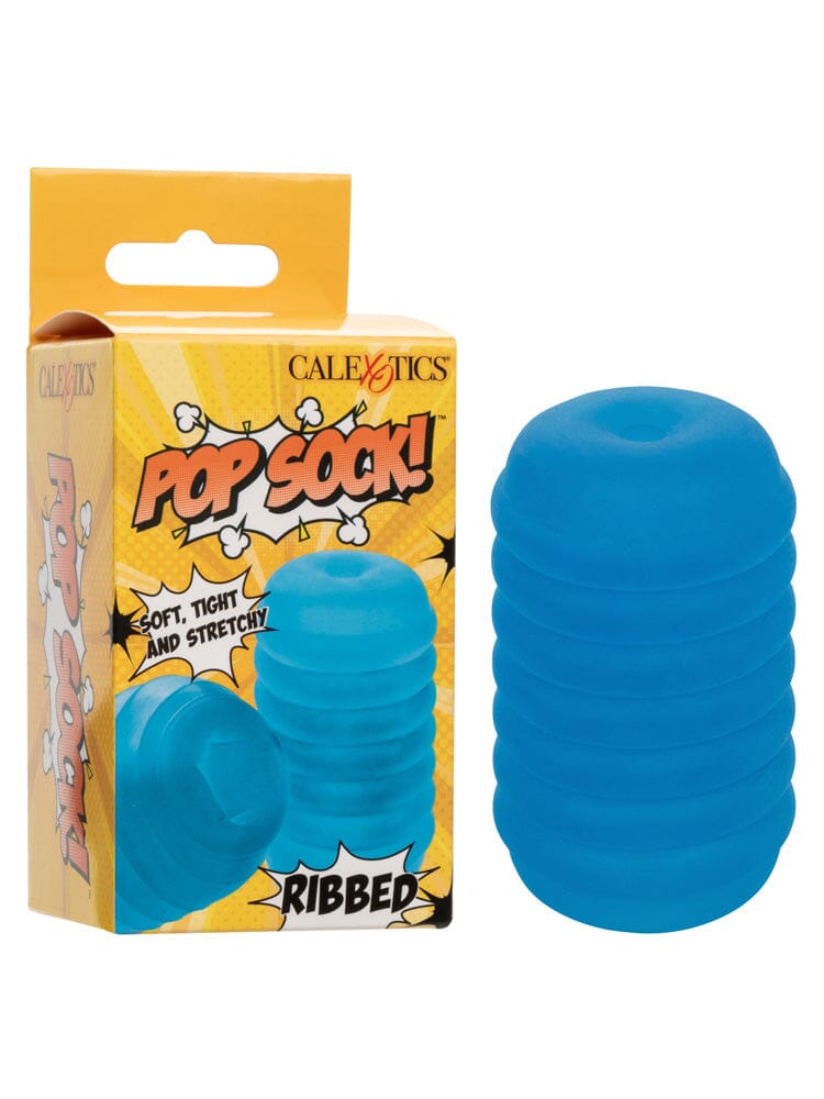 Pop Sock Ribbed - Blue