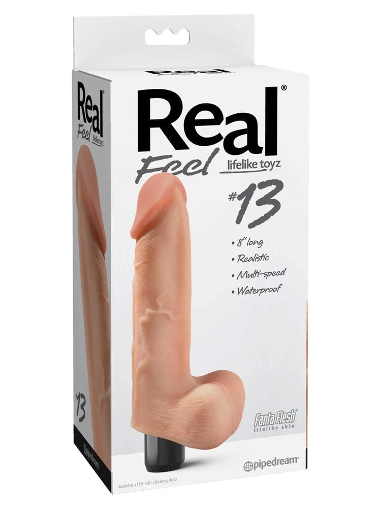 Real Feel No. 13 Vibrating Realistic Dildo