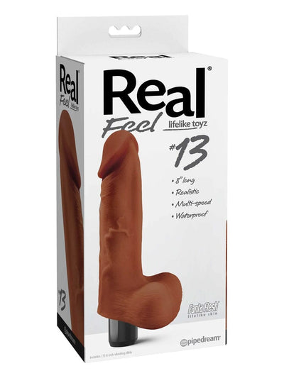 Real Feel No. 13 Vibrating Realistic Dildo