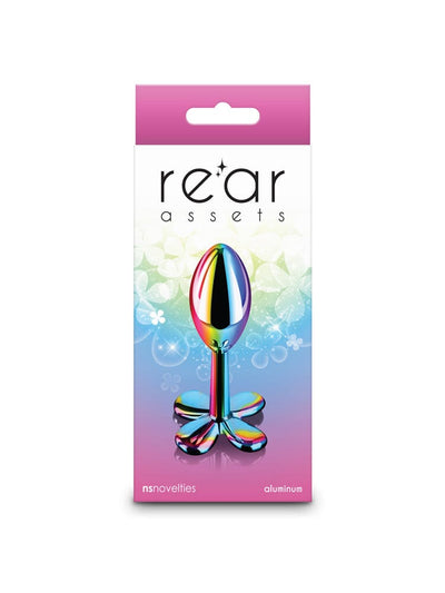 Rear Assets Clover - Aluminum Multicolor Butt Plug