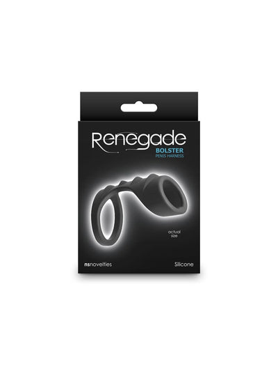 Renegade - Bolster Silicone Erection Enhancer - Black