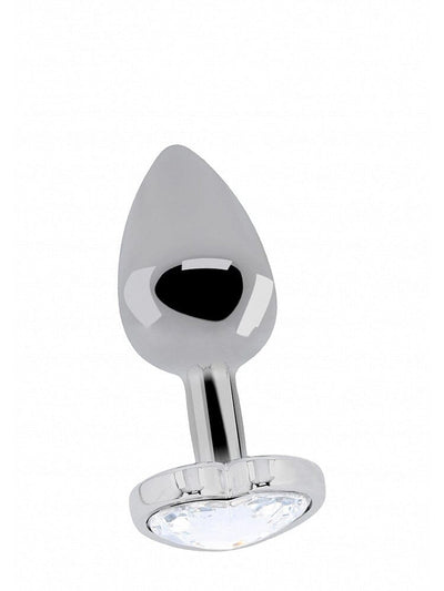 RICH: Love Heart Diamond Jewel Large Metal Butt Plug