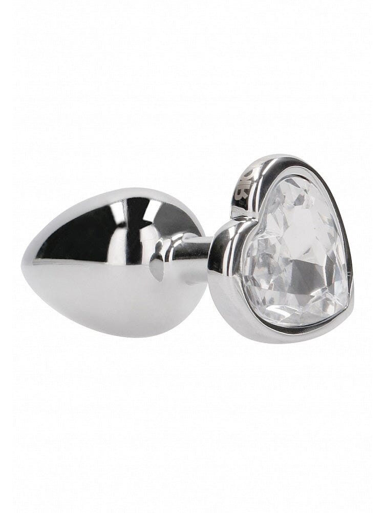 RICH: Love Heart Diamond Jewel Metal Butt Plug