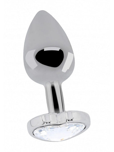 RICH: Love Heart Diamond Jewel X-Large Metal Butt Plug