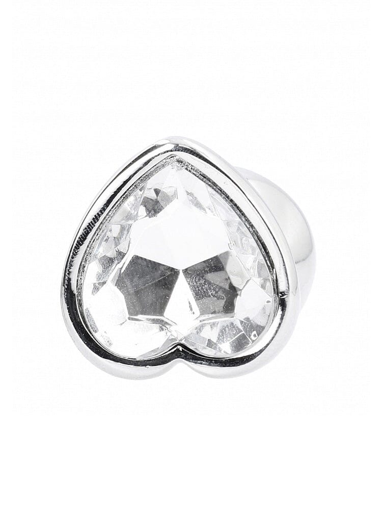 RICH: Love Heart Diamond Jewel X-Large Metal Butt Plug