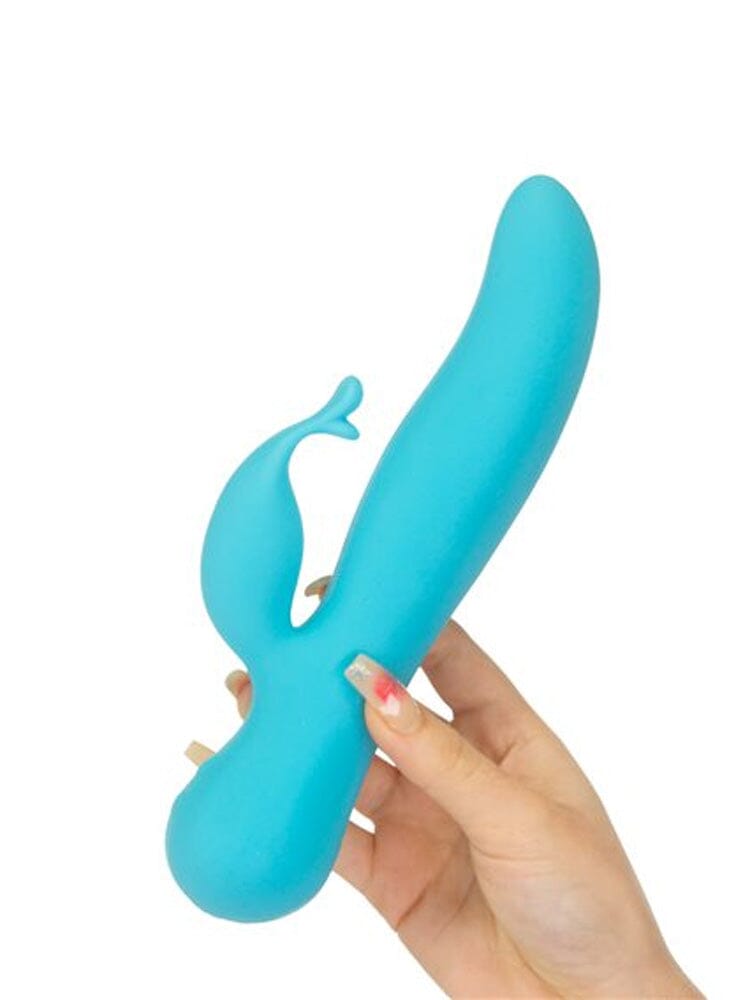 Rotating & Vibrating Kissing Swan Teal