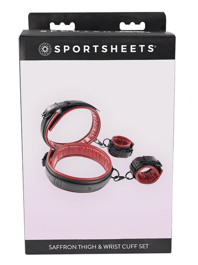 Saffron Adjustable Thigh & Wrist Cuff Set