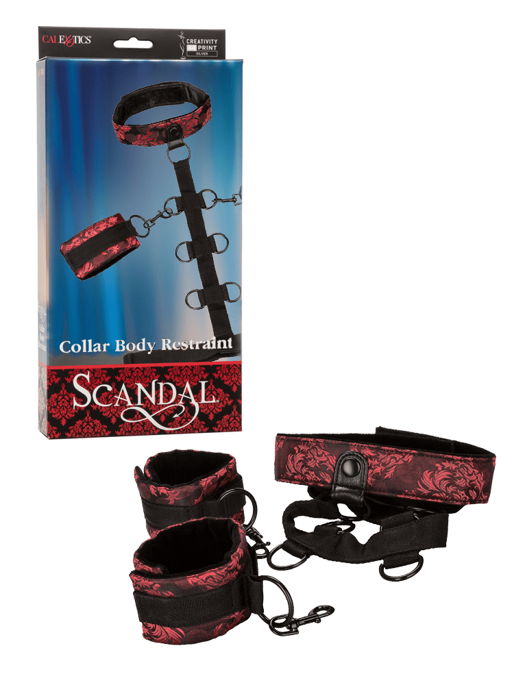 Scandal Bondage Collar Body Restraint Set