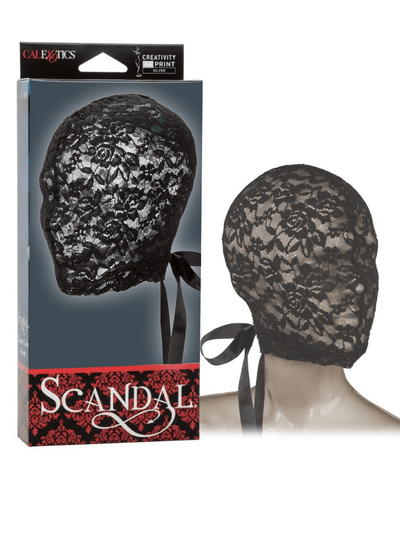 Scandal Bondage Corset Full Face Lace Hood