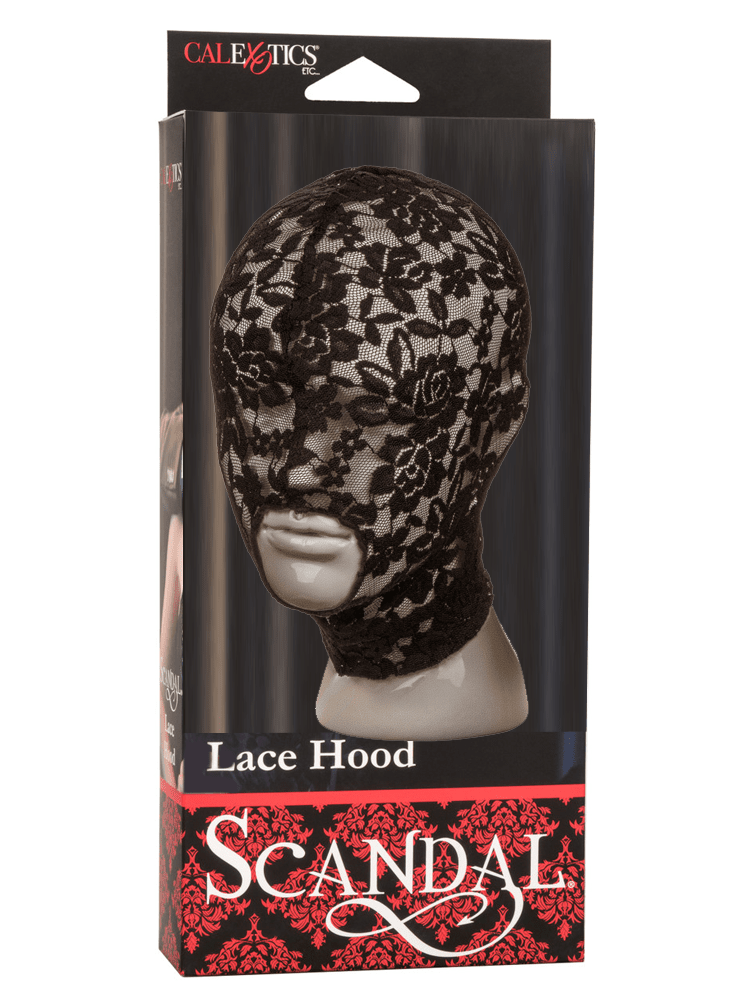 Scandal Bondage Open Mouth Lace Hood