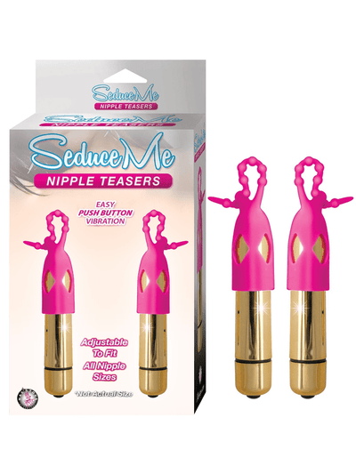 Seduce Me Vibrating Silicone Nipple Teasers