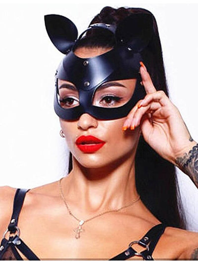 Sexy Black Cat Eye Mask
