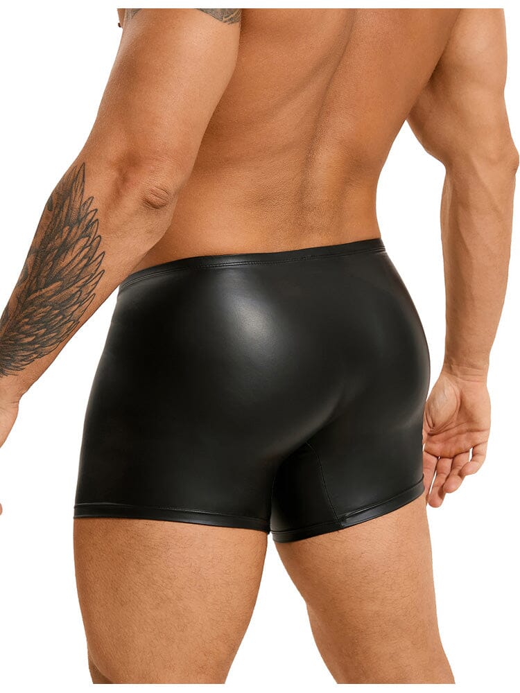 Sexy Men's Zipper Underwear - Black L/XL