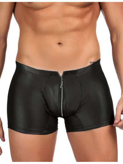 Sexy Men's Zipper Underwear - Black S/M