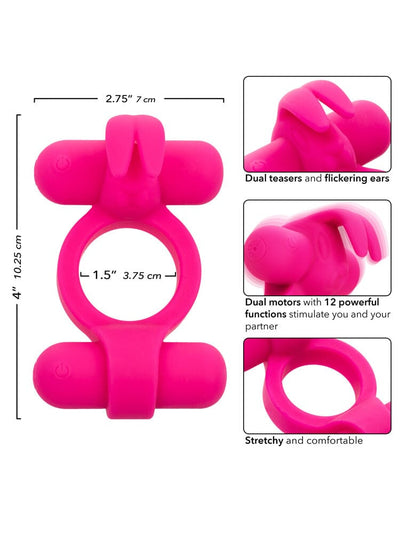 Silicone Rechargeable Rockin’ Rabbit Erection Enhancer