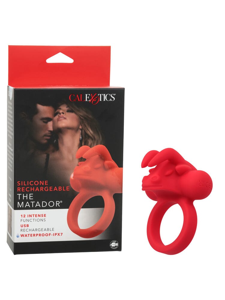 Silicone Rechargeable The Matador Red Erection Enhancer