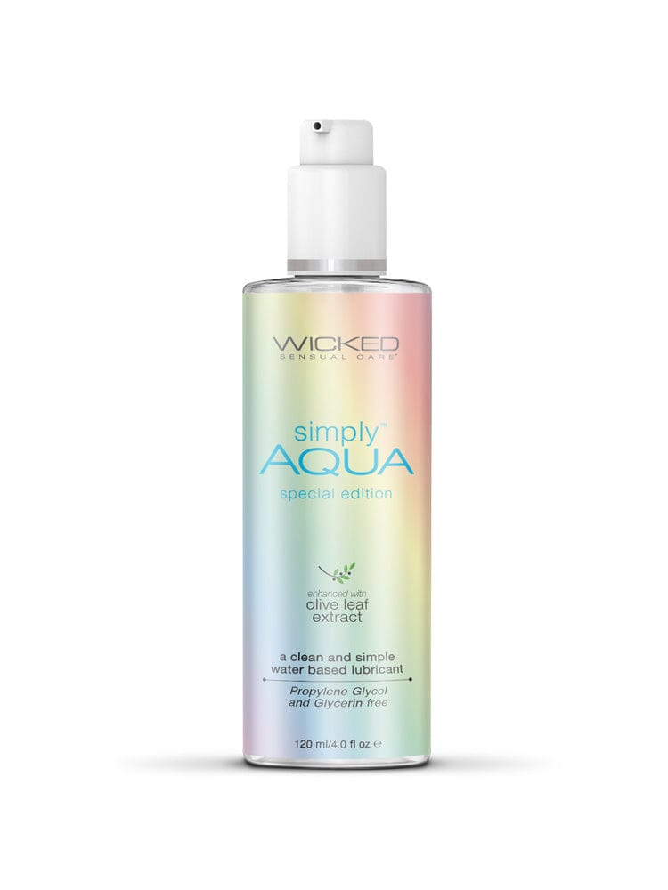 Simply Aqua 4oz Special Edition Water Based Lubricant