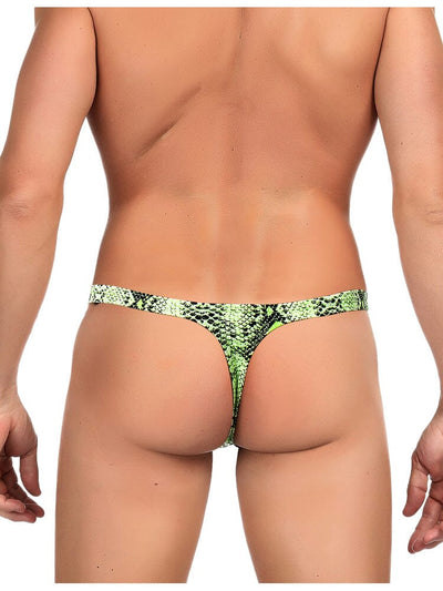 Snakeskin Pattern Men's Thong - L/XL