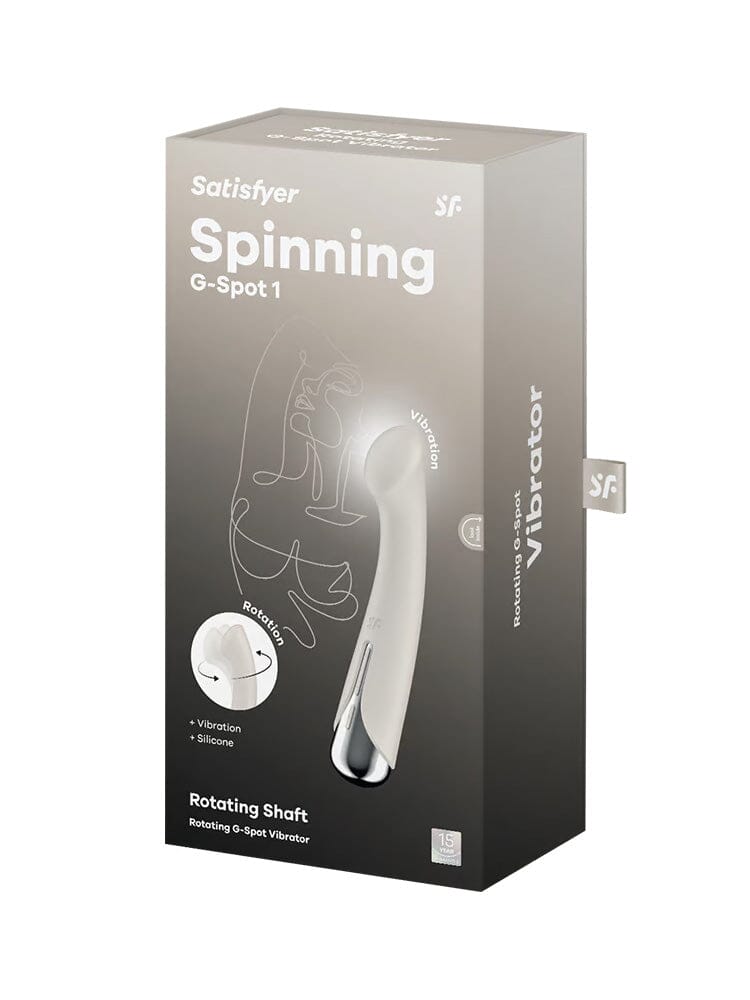 Spinning G-Spot 1 Beige Silicone Rotating Classic Vibrator