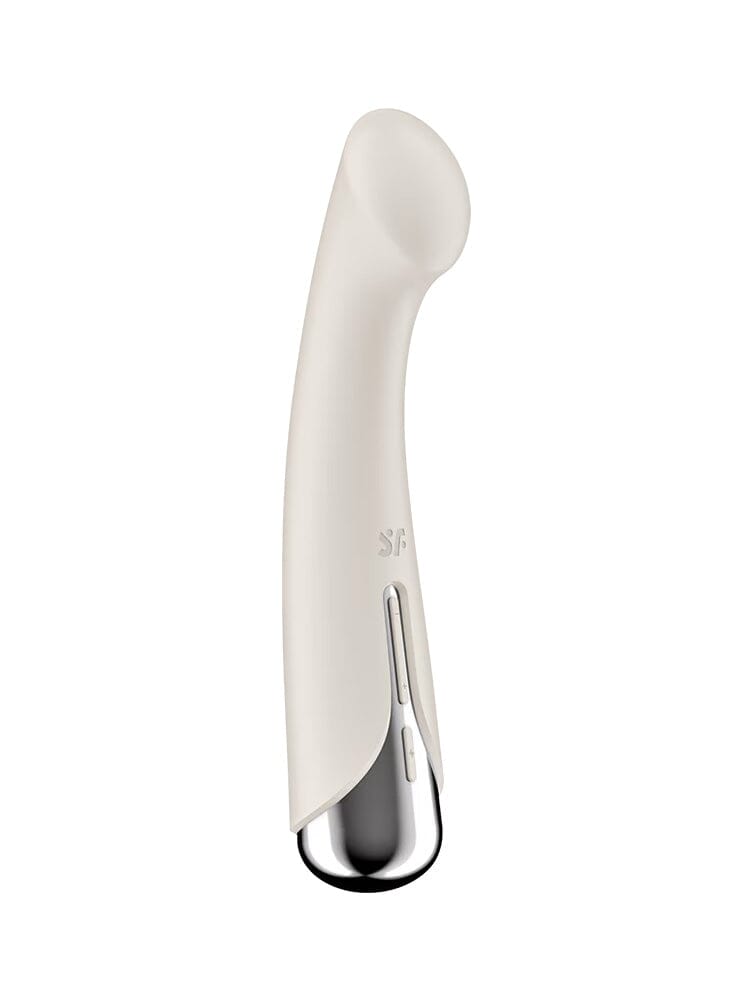 Spinning G-Spot 1 Beige Silicone Rotating Classic Vibrator