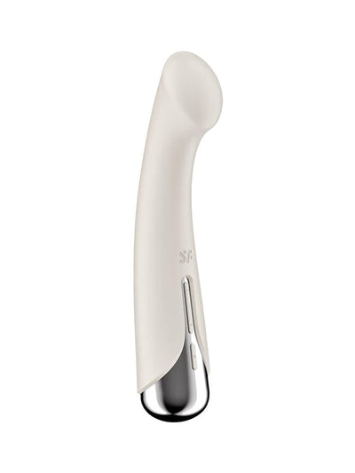 Spinning G-Spot 1 Beige Silicone Rotating Classic Vibrator