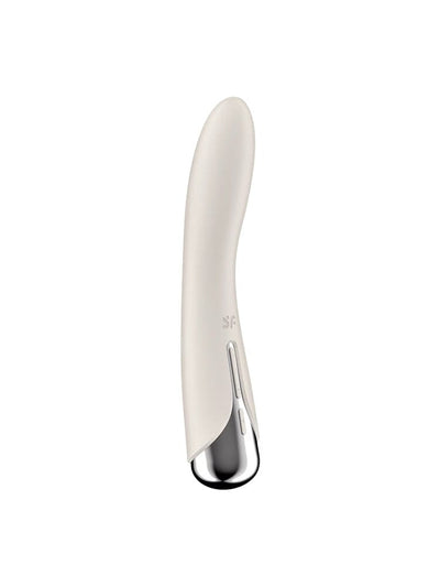 Spinning Vibe 1 Beige Silicone Rotating G-Spot Vibrator