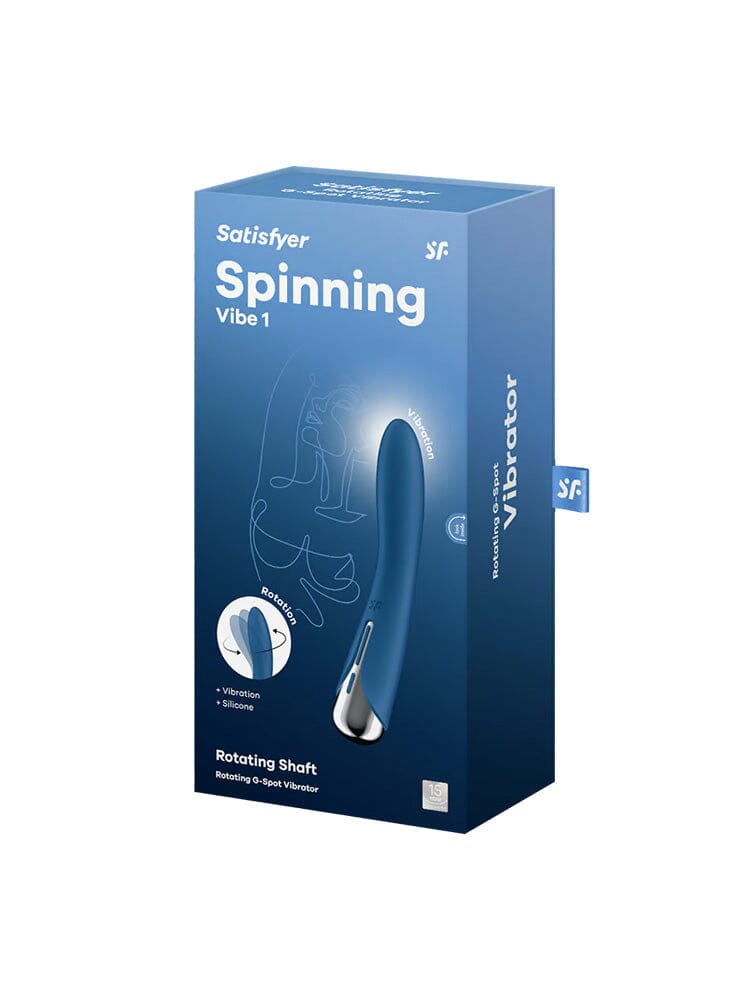 Spinning Vibe 1 Blue Silicone Rotating G-Spot Vibrator