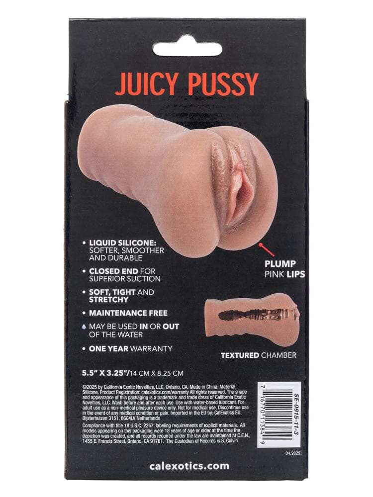 Stroke It Liquid Silicone Juicy Pussy - Brown