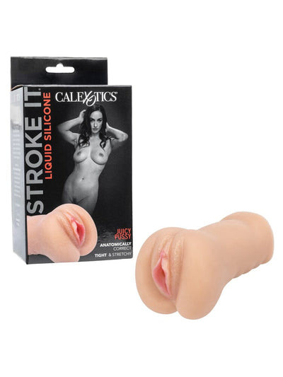Stroke It Liquid Silicone Juicy Pussy - Ivory