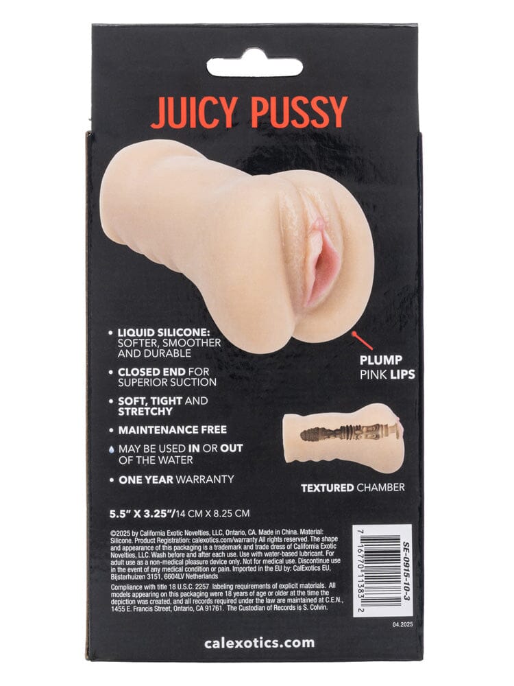 Stroke It Liquid Silicone Juicy Pussy - Ivory