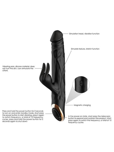 Terry II Thrusting Dildo Vibrator