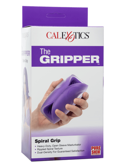 The Gripper Spiral Grip Open Sleeve Stroker