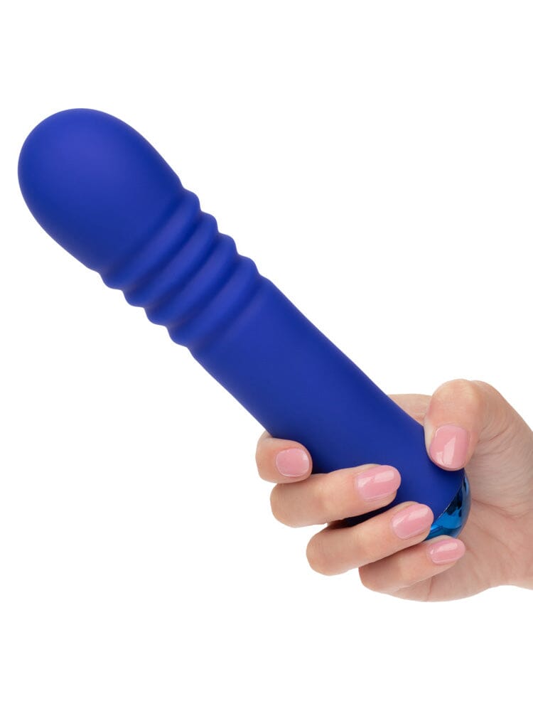 Thicc Chubby Silicone Rechargeable Thrusting Wand Vibrator