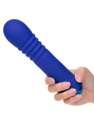 Thicc Chubby Silicone Rechargeable Thrusting Wand Vibrator