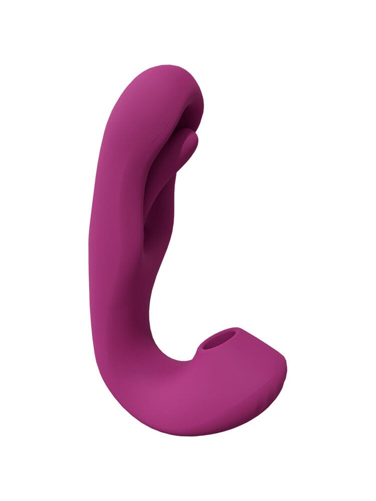 Yuna - Rechargeable Dual Action Airwave Vibrator With Innovative G-Spot Flapping Stimulator