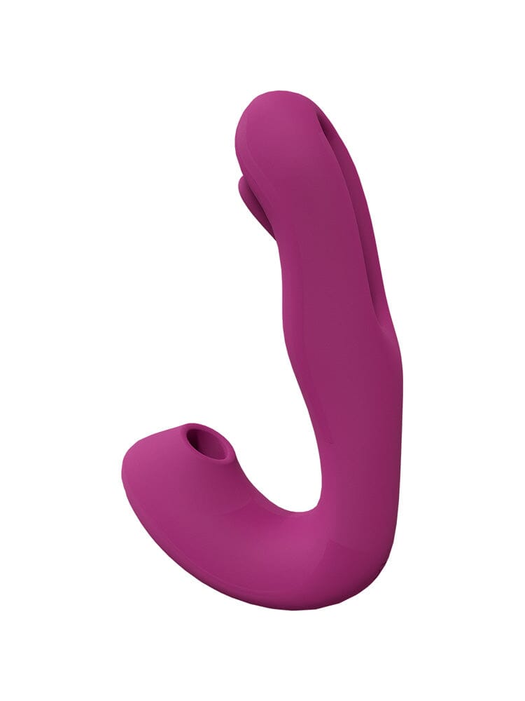 Yuna - Rechargeable Dual Action Airwave Vibrator With Innovative G-Spot Flapping Stimulator