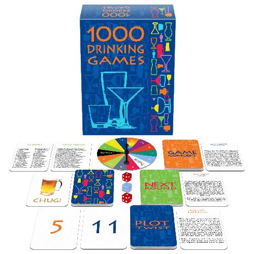 1,000 Drinking Games Adult Party Set Novelties and Games Kheper Games