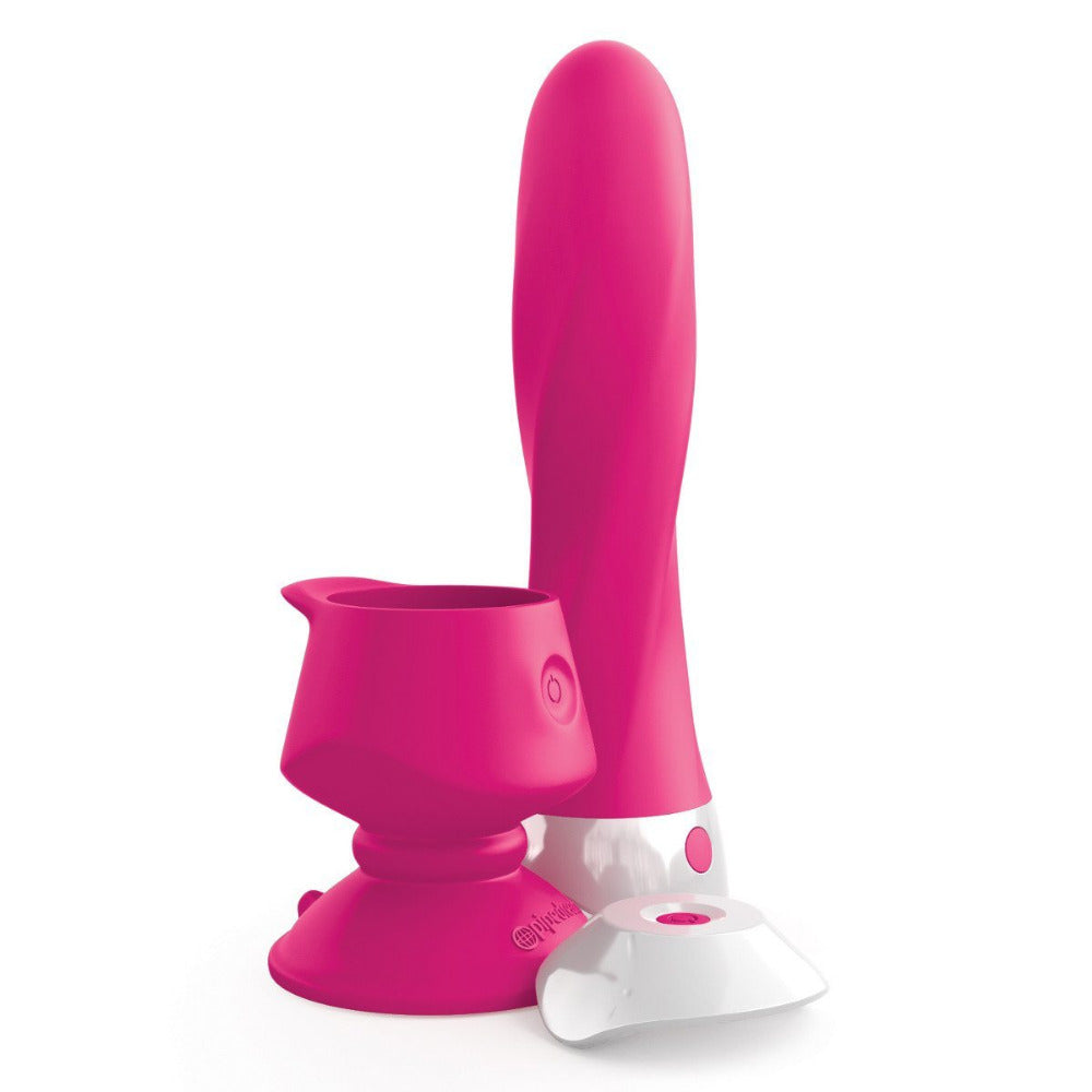 3Some Elite Wall Banger Remote Vibrator Vibrators Pipedream Products Pink