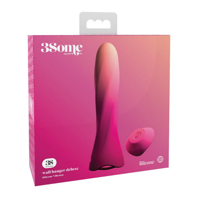 3Some Elite Wall Banger Remote Vibrator Vibrators Pipedream Products Pink