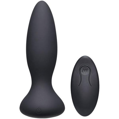 A-Play Vibe Rechargeable Remote Anal Plug Anal Toys Doc Johnson Adventurous Black