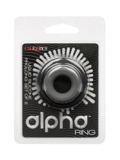 Alpha Liquid Silicone Prolong Cock Ring Set