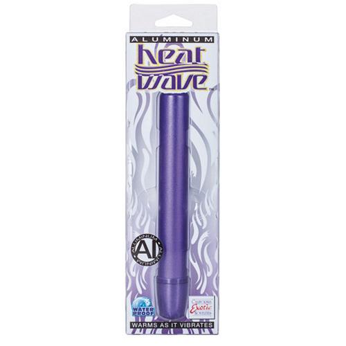 Aluminum Heat Wave Slender Vibrator Vibrators California Exotic Novelties Purple