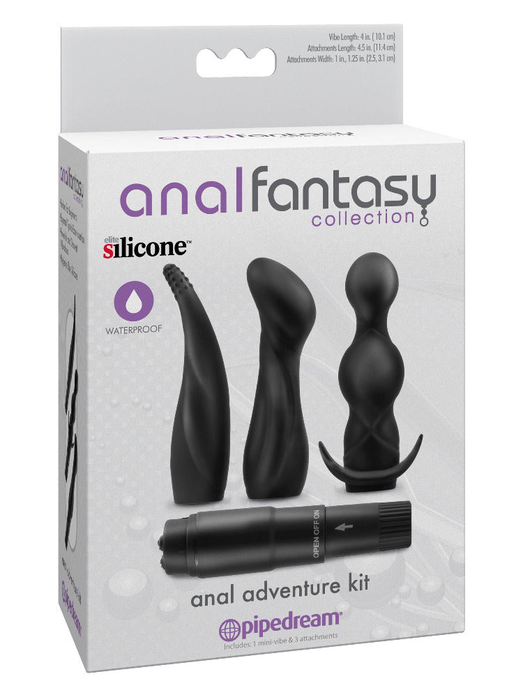 Anal Fantasy Adventure Fantasy Anal Kit Anal Toys Pipedream Products Black