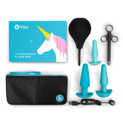 Silicone Anal Training Kit & Education Set Anal Toys B-Vibe Teal