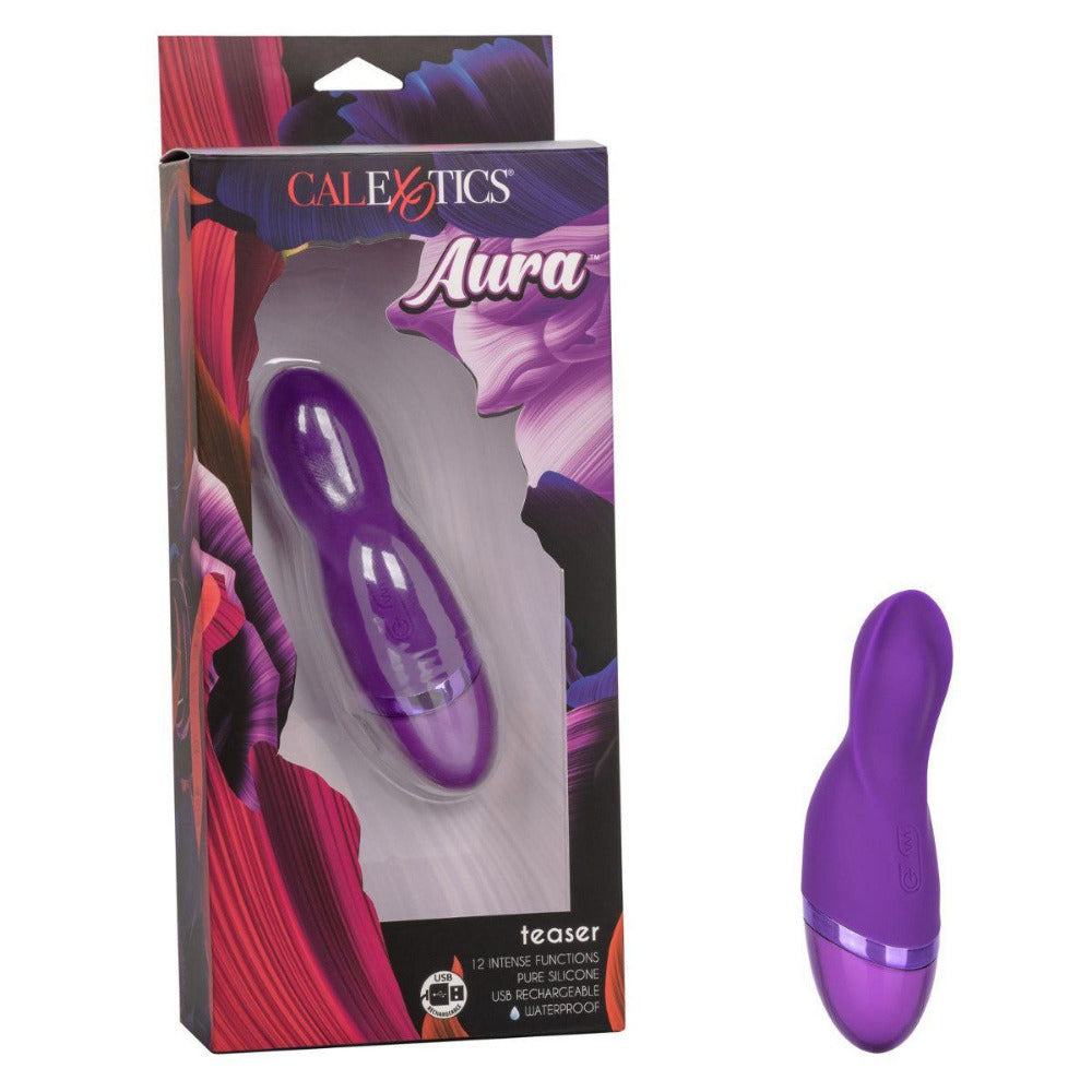 Aura Teaser Silicone Waterproof Vibrator Vibrators California Exotic Novelties Purple