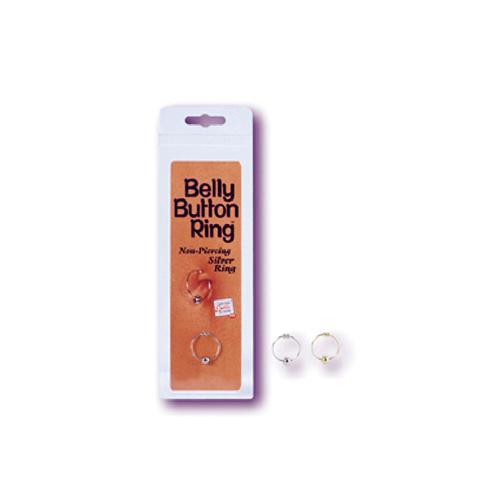 Non-piercing Silver Belly Button Ring Lingerie California Exotic Novelties Silver