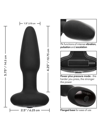 Bionic Rechargeable Pressure Rimming Probe Anal Toys CalExotics Black