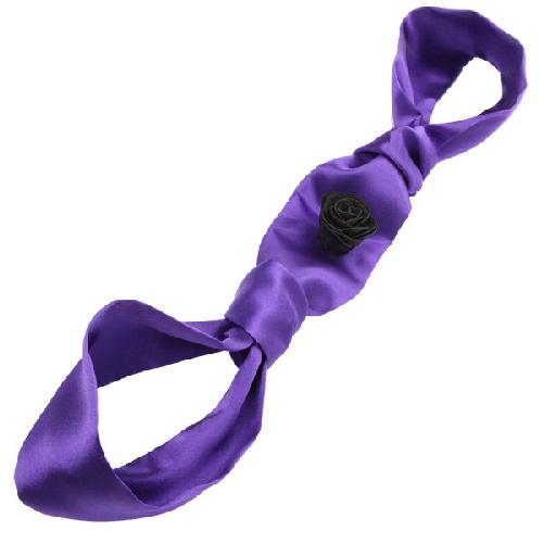 Black Rose Rosie Luxurious BDSM Restraints Bondage & Fetish Doc Johnson Purple/Black