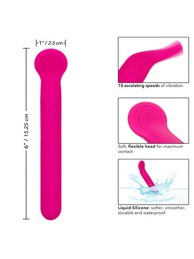 Bliss Liquid Silicone Mini Clitoriffic Vibe Vibrators CalExotics Pink