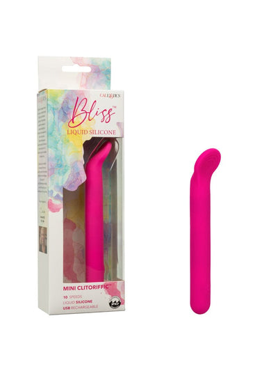 Bliss Liquid Silicone Mini Clitoriffic Vibe Vibrators CalExotics Pink